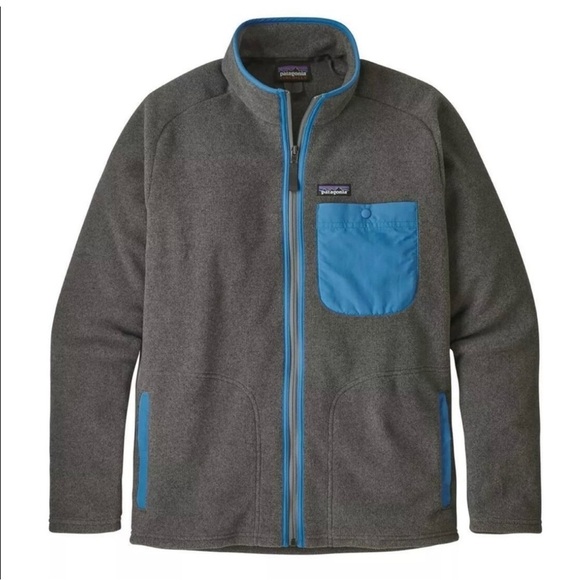 Patagonia Karstens Jacket fleece Mens Size S Gray - Picture 1 of 6